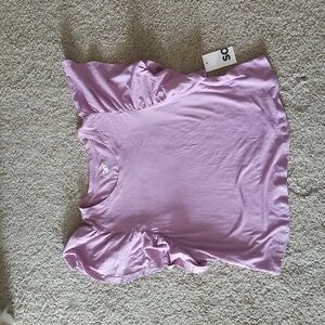 SO Purple Flutter Sleevetee size L NWT